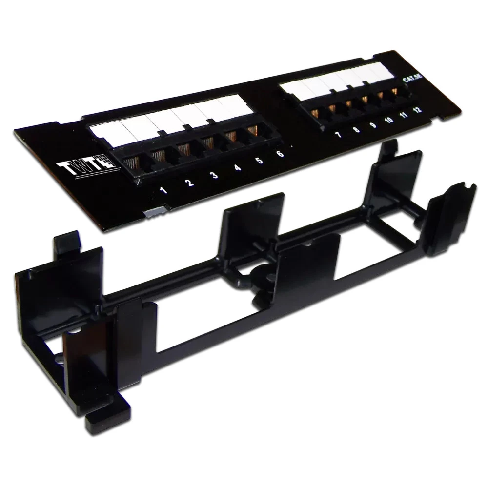 Патч-панель LANMASTER TWT-PP12UTP-H 12 портов, UTP, Cat. 5e