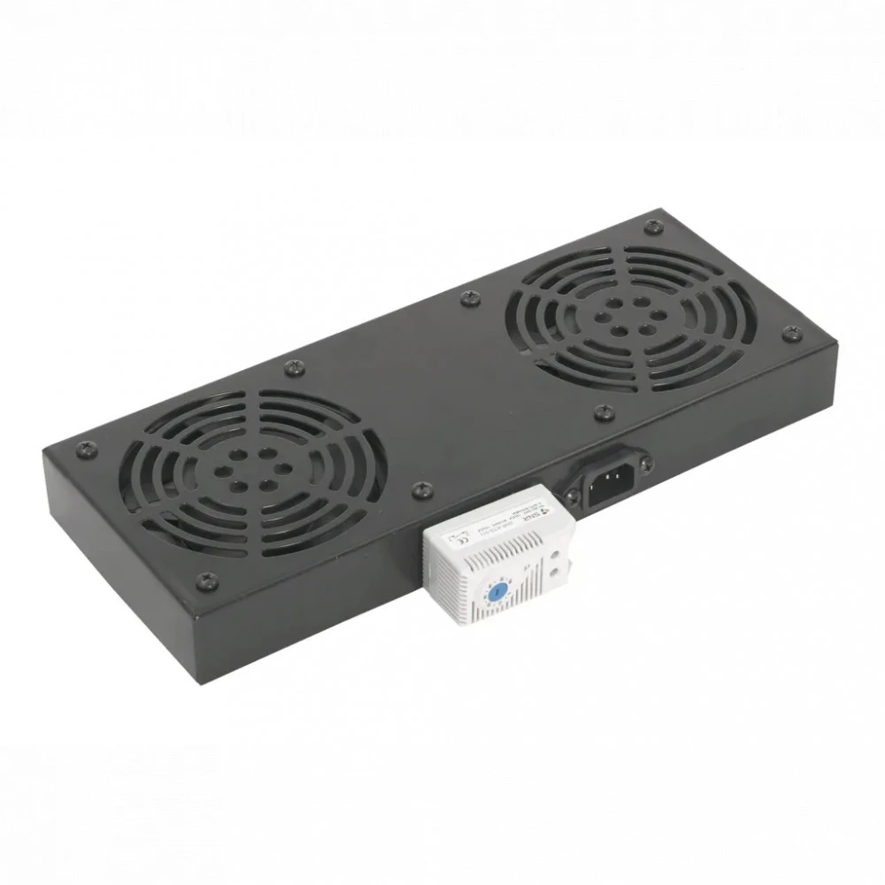 Аксессуар для серверного шкафа Pixietech Вентиляторная панель для настенных шкафов, 2 вентилятора х 12см PXT-10-SHELF-2FAN