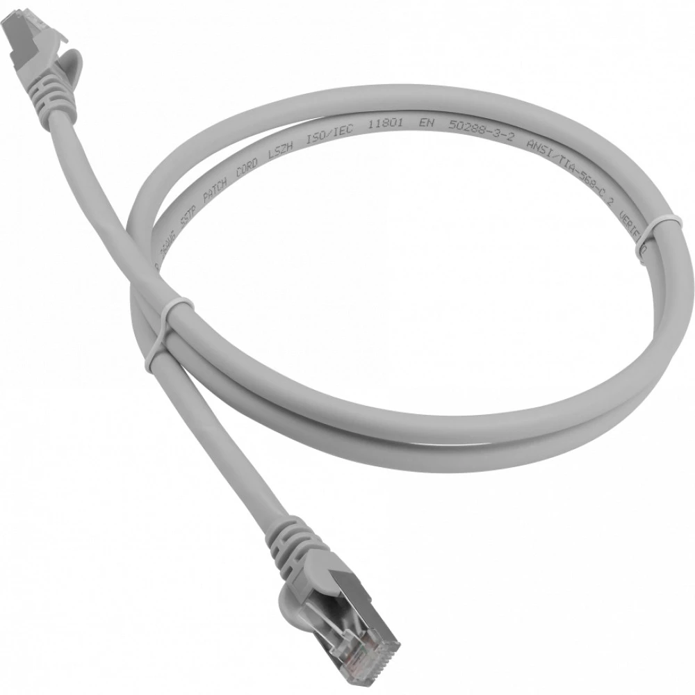 Патч-корд LANMASTER LAN-PC45/S6A-0.5-GY