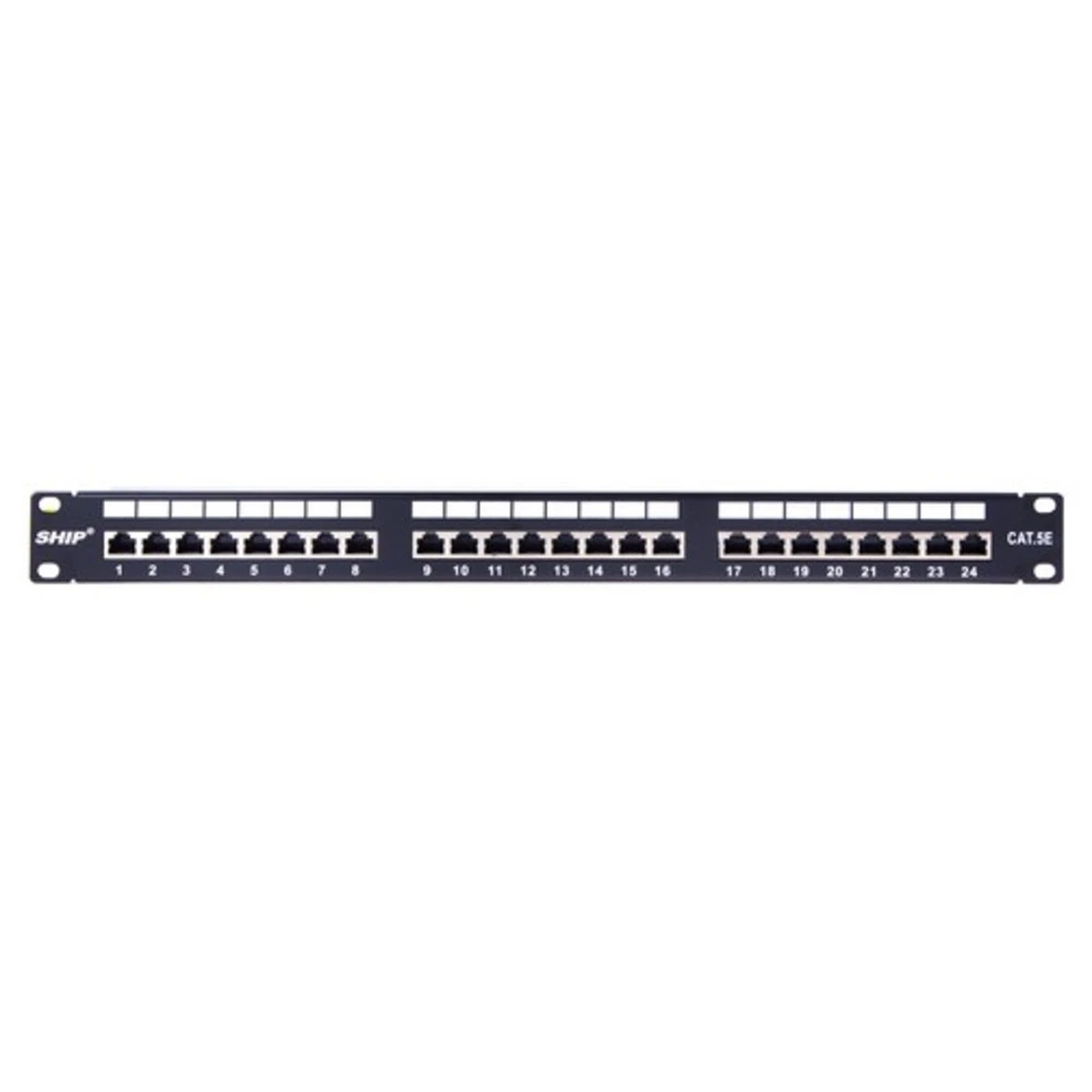 Патч-панель SHIP Патч Панель, P197-24М, 24 Порта, 1U, Cat.5е, FTP, 24 порта, FTP, Cat. 5