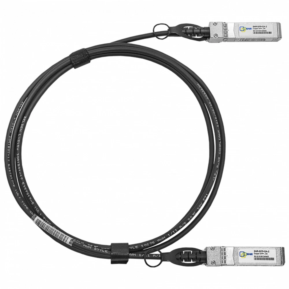 Аксессуар для оптических сетей SNR Модуль SFP+ Direct Attached Cable SNR-SFP+DA-2