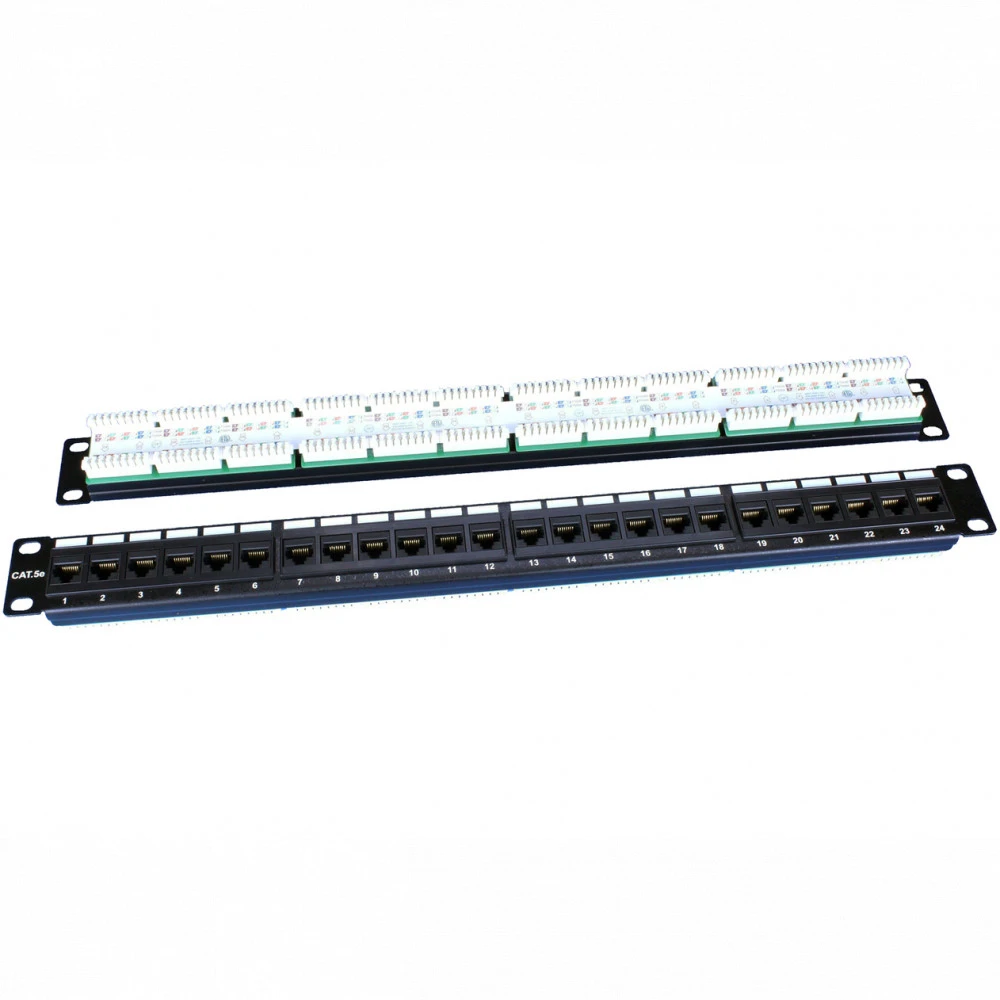 Патч-панель Hyperline PP3-19-24-8P8C-C5E-110D 24 порта, Cat. 5e