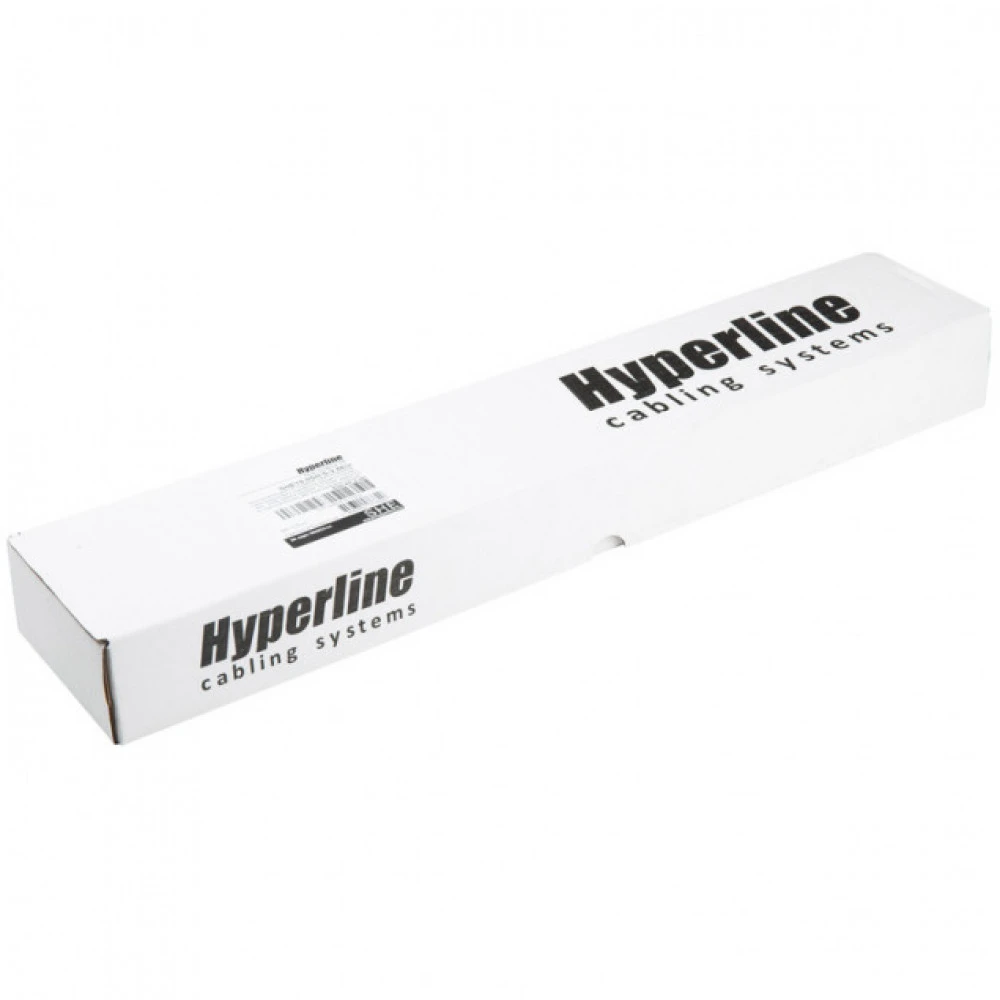 Аксессуар для серверного шкафа Hyperline Блок розеток для 19" шкафов горизонтальный 8 розеток Schuko SHE19-8SH-S-2.5EU
