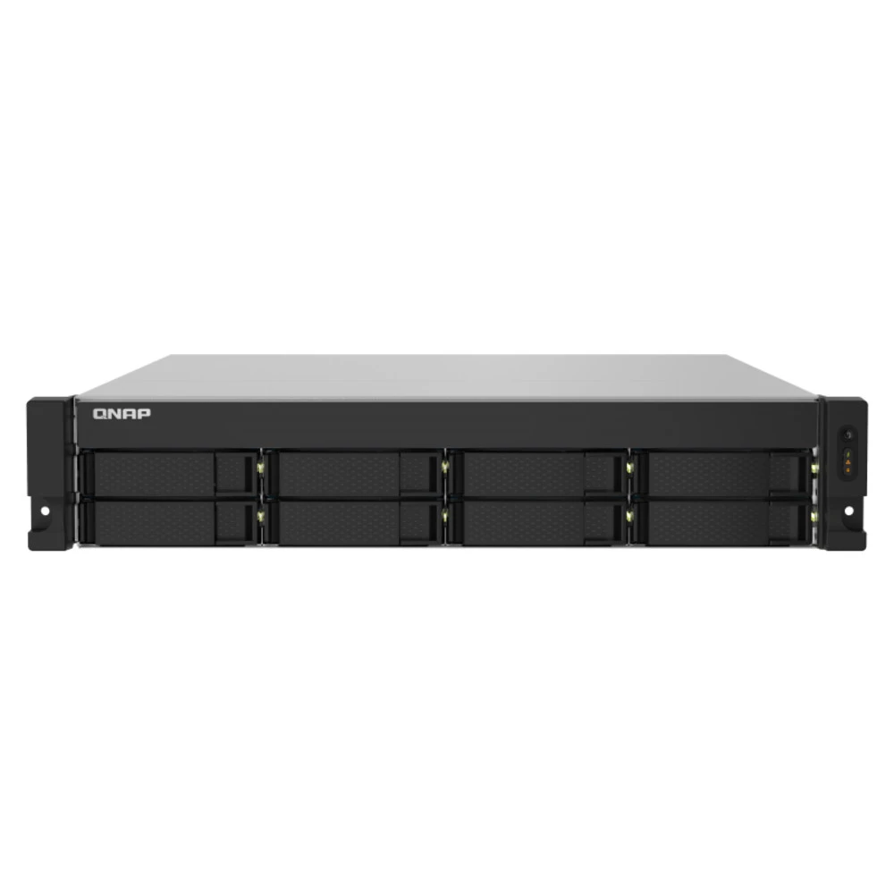 Дисковая системы хранения данных СХД Qnap TS-832PXU-4G Rack, 2U