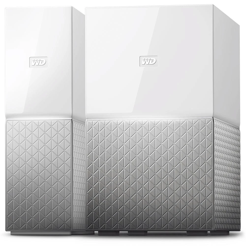 Дисковая системы хранения данных СХД Western Digital My Cloud Home (4ТБ) WDBVXC0040HWT-EESN Tower, Tower