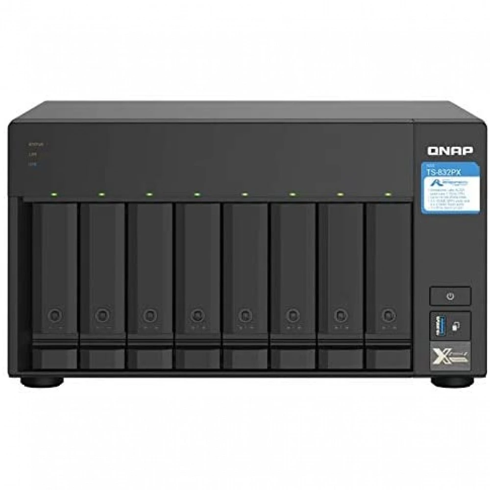 Дисковая системы хранения данных СХД Qnap TS-832PX-4G Tower, Tower