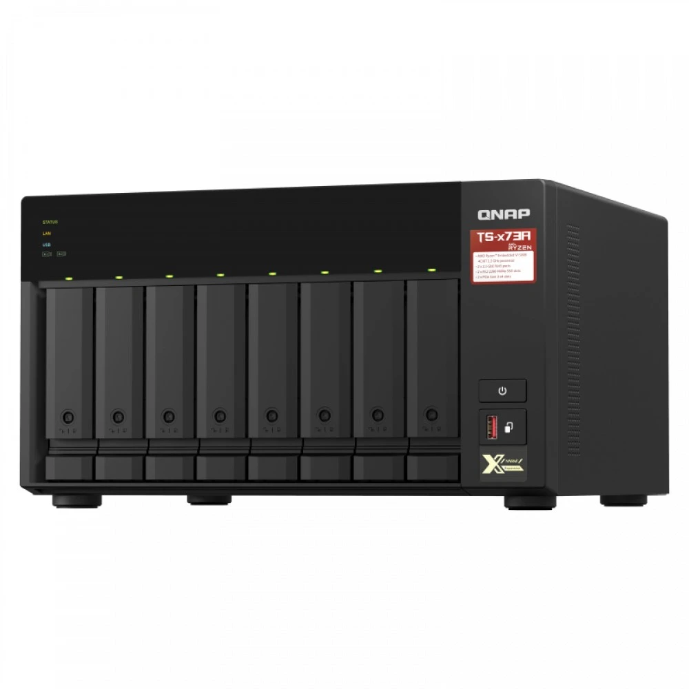 Дисковая системы хранения данных СХД Qnap TS-873A-8G Tower, Tower