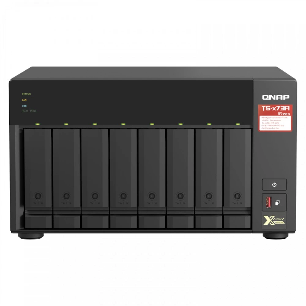 Дисковая системы хранения данных СХД Qnap TS-873A-8G Tower, Tower