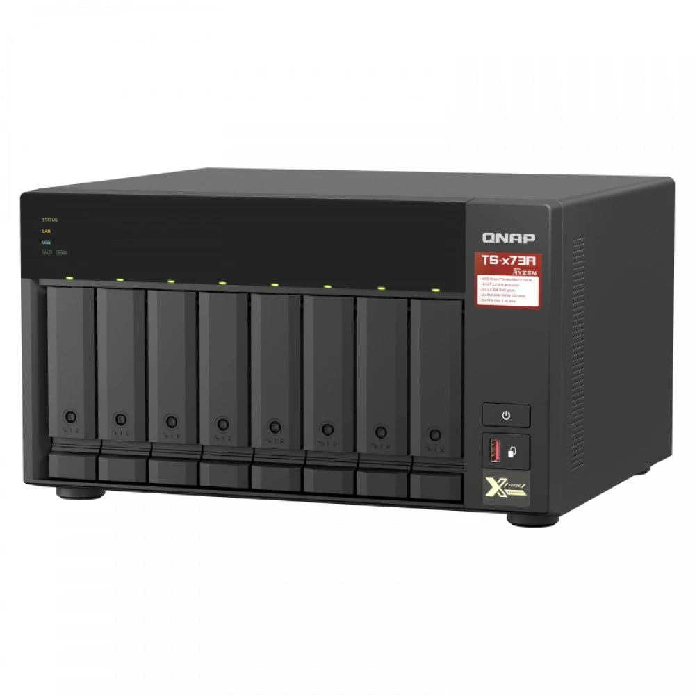 Дисковая системы хранения данных СХД Qnap TS-873A-8G Tower, Tower