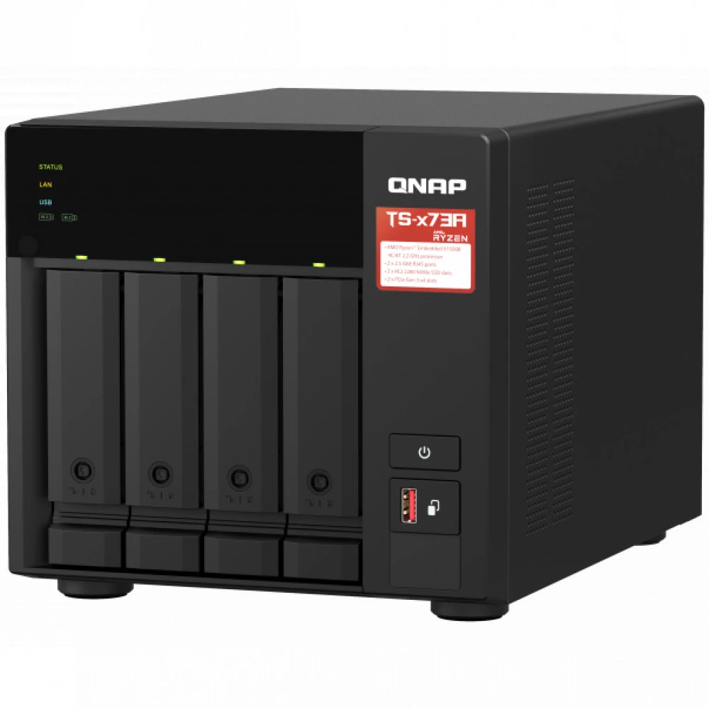Дисковая системы хранения данных СХД Qnap TS-473A-8G Tower, Tower