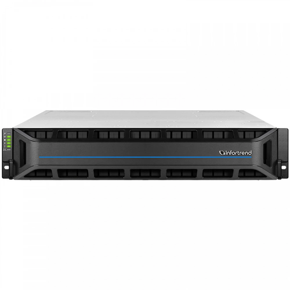 Дисковая системы хранения данных СХД Infortrend EonStor GS 3000 Gen2 2U/25bay (GS 3024USM1-JG) GS3025R02CBFD-8U32 Rack, 2U