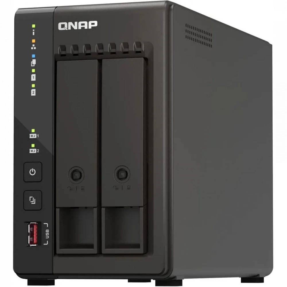 Дисковая системы хранения данных СХД Qnap TS-253E-8G Tower, Tower
