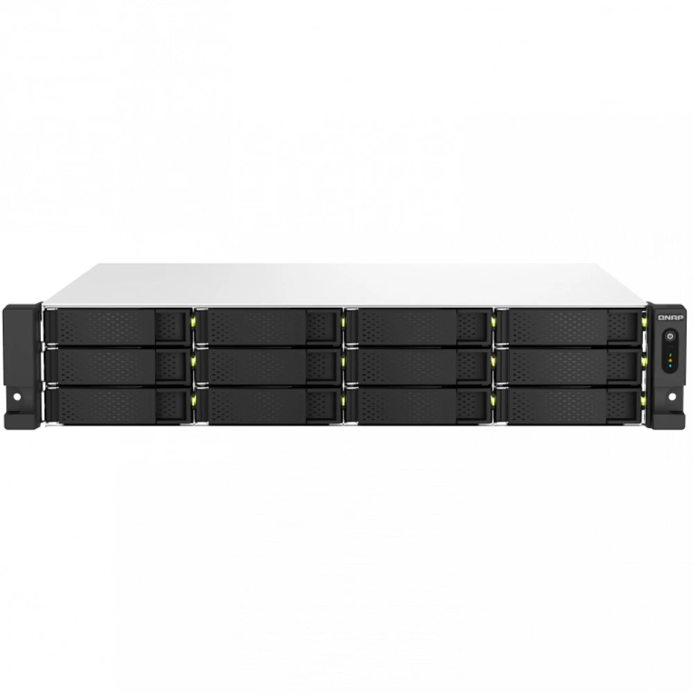Дисковая системы хранения данных СХД Qnap TS-1264U-RP-8G Rack, 2U