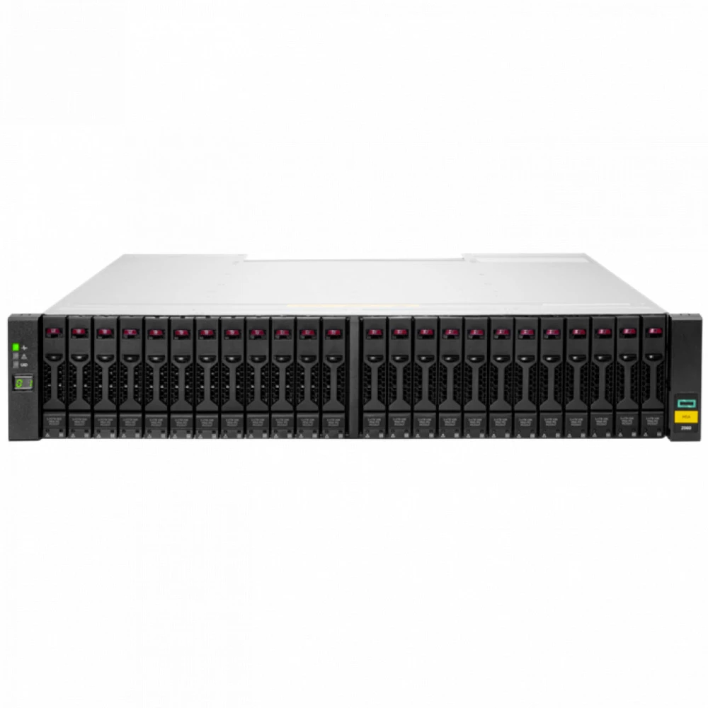 Дисковая системы хранения данных СХД HPE MSA 2060 16Gb Fibre Channel SFF Storage R0Q74B Rack, 2U