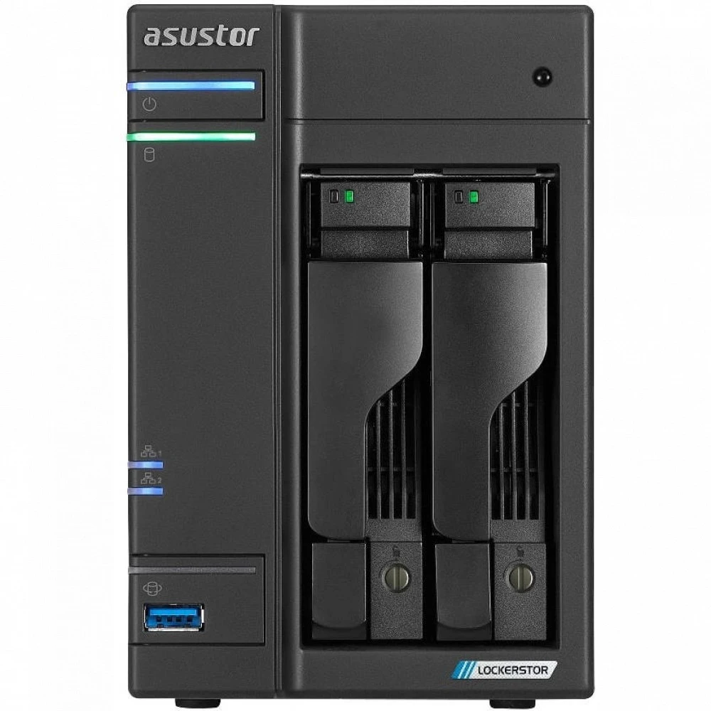 Дисковая системы хранения данных СХД ASUSTOR Asustor Lockerstor 2 Gen2 AS6702T Tower, Tower
