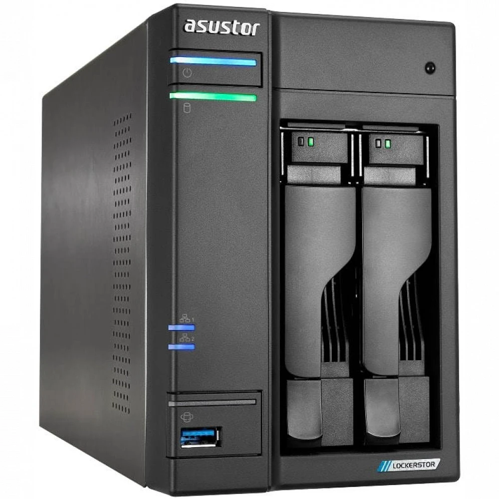 Дисковая системы хранения данных СХД ASUSTOR Asustor Lockerstor 2 Gen2 AS6702T Tower, Tower