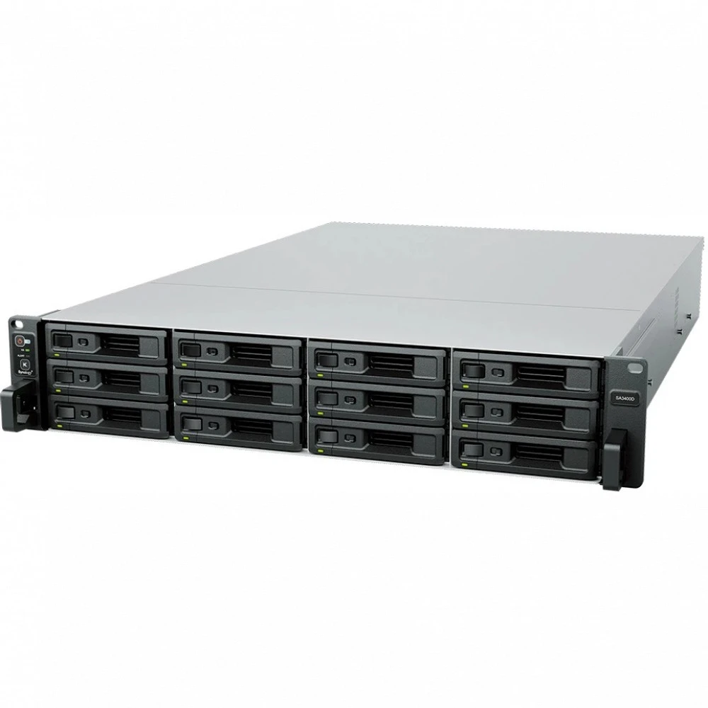 Дисковая системы хранения данных СХД Synology SA3400D Rack, 2U