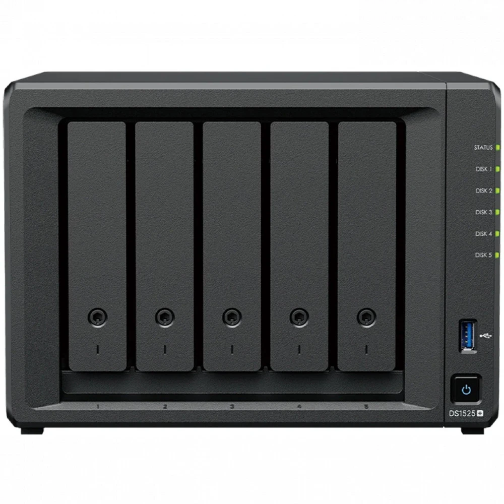 Дисковая системы хранения данных СХД Synology DiskStation DS1525+ Desktop, Desktop