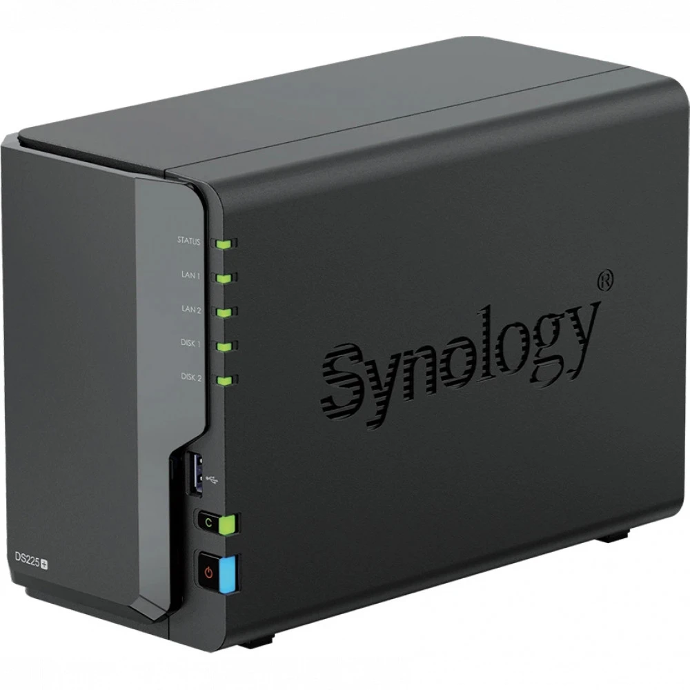 Дисковая системы хранения данных СХД Synology DiskStation DS225+ Desktop, Desktop