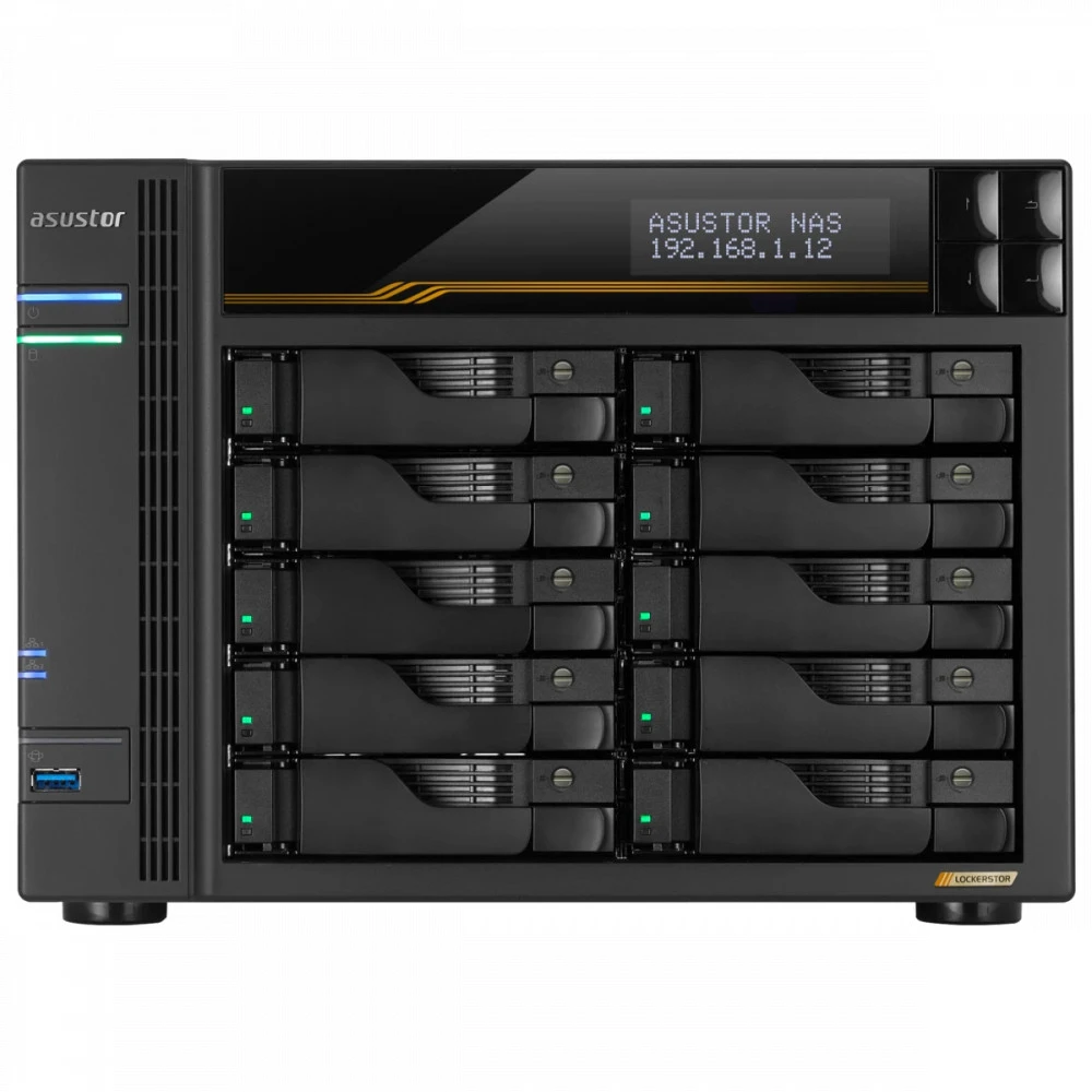 Дисковая системы хранения данных СХД ASUSTOR LOCKERSTOR 10 Gen3 (AS6810T) Desktop, Desktop