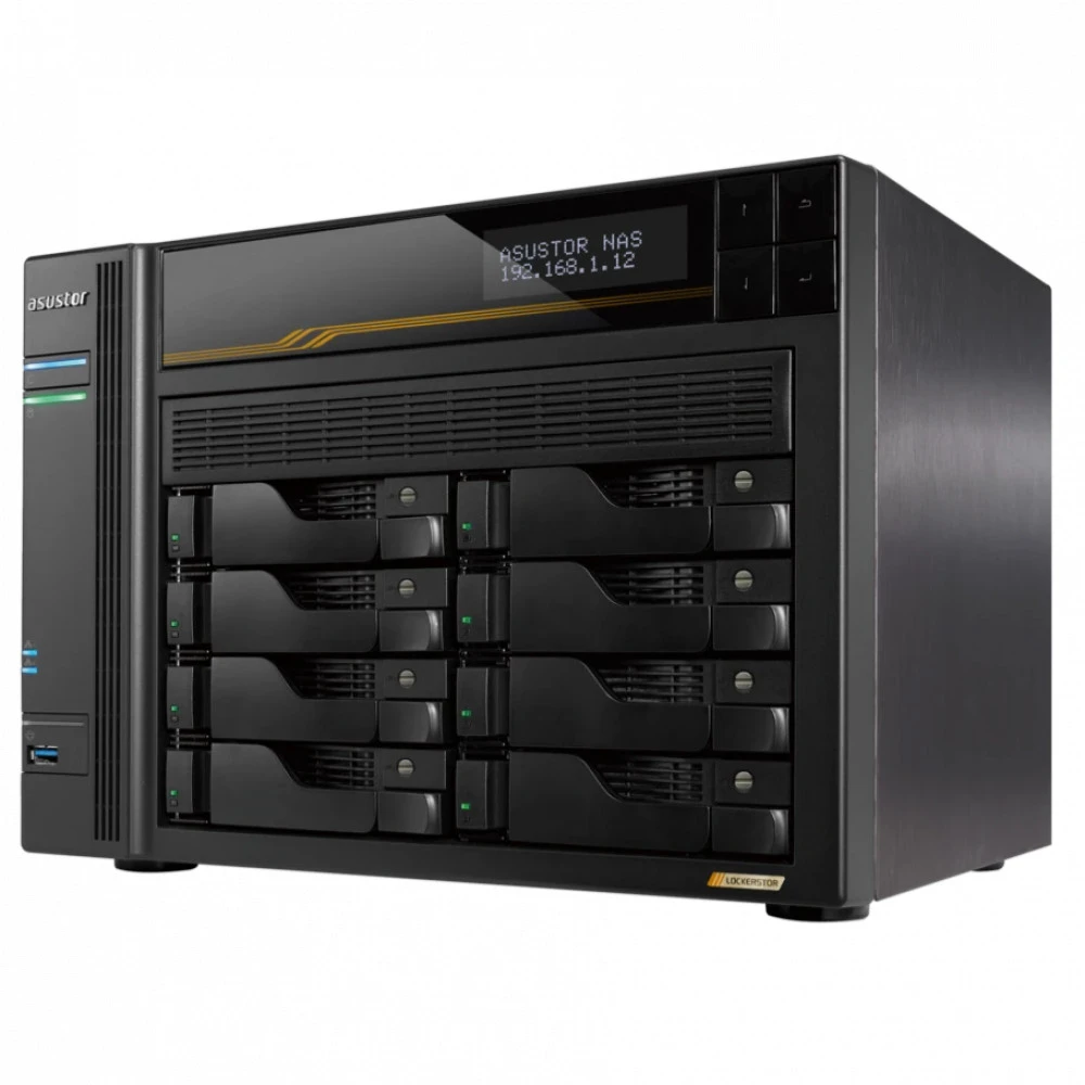 Дисковая системы хранения данных СХД ASUSTOR LOCKERSTOR 8 Gen3 (AS6808T) Desktop, Desktop