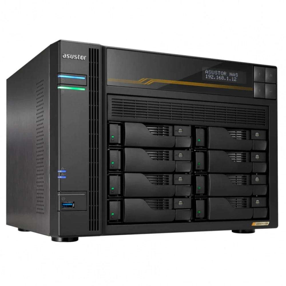 Дисковая системы хранения данных СХД ASUSTOR LOCKERSTOR 8 Gen3 (AS6808T) Desktop, Desktop