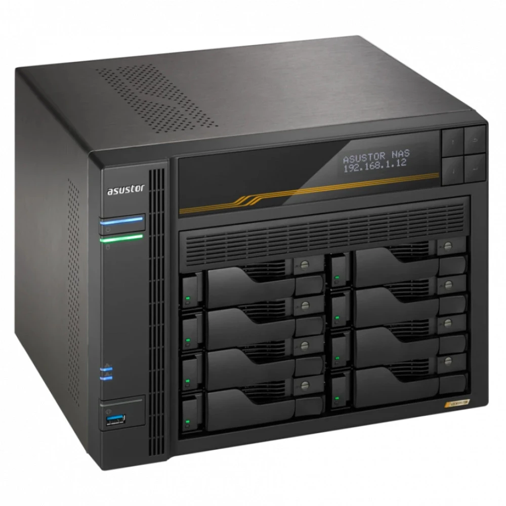 Дисковая системы хранения данных СХД ASUSTOR LOCKERSTOR 8 Gen3 (AS6808T) Desktop, Desktop