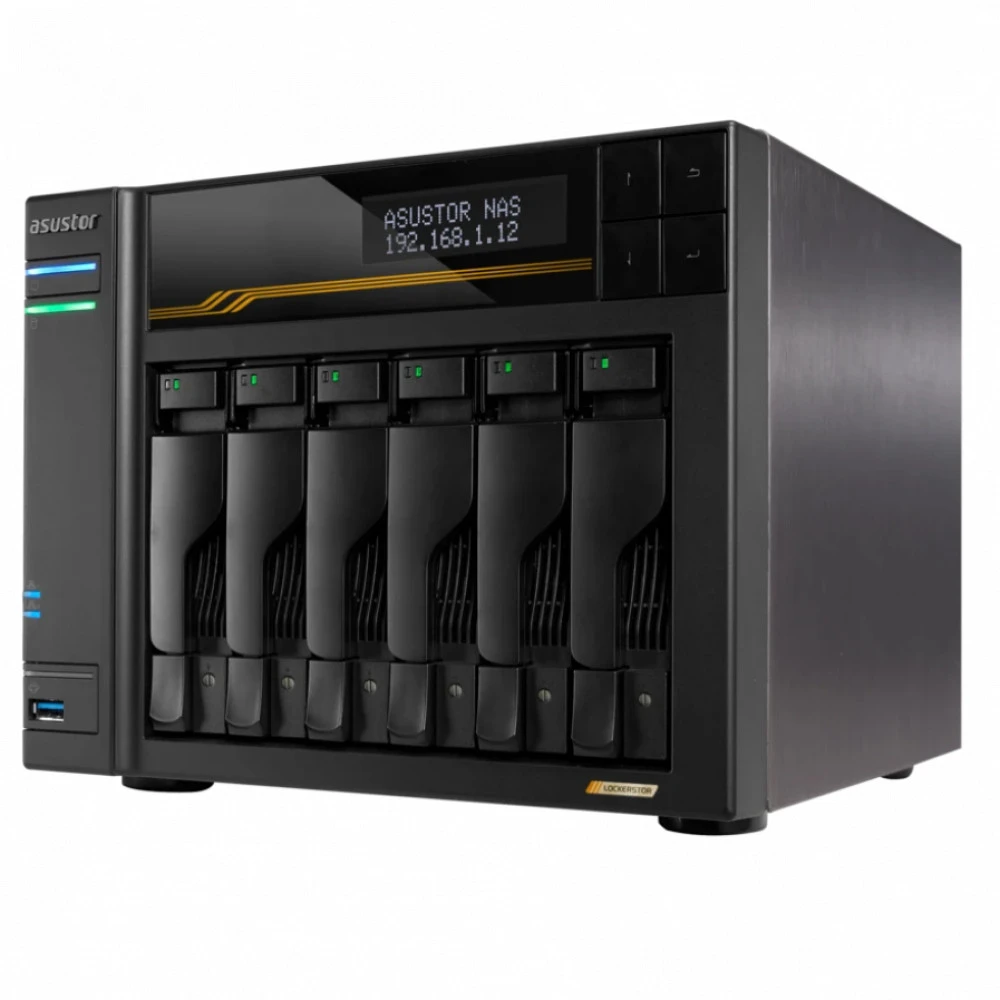 Дисковая системы хранения данных СХД ASUSTOR AS6806T Desktop, Desktop