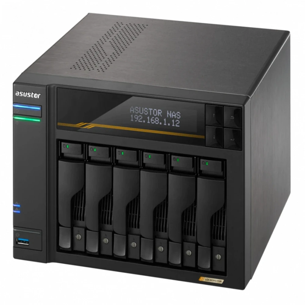 Дисковая системы хранения данных СХД ASUSTOR AS6806T Desktop, Desktop