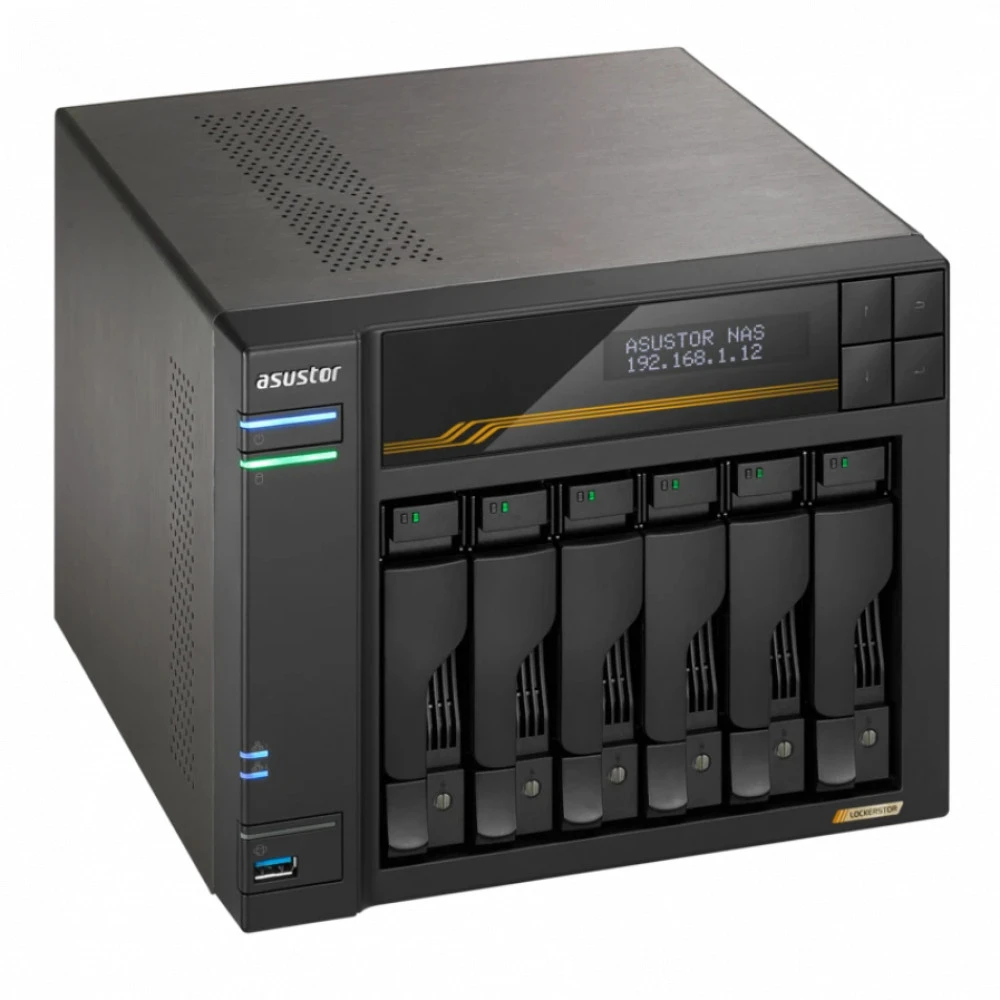 Дисковая системы хранения данных СХД ASUSTOR AS6806T Desktop, Desktop