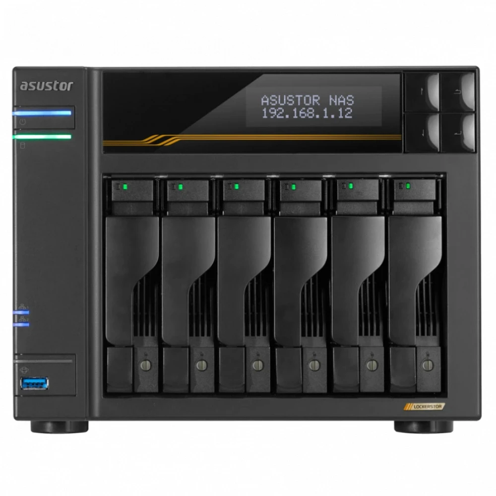 Дисковая системы хранения данных СХД ASUSTOR AS6806T Desktop, Desktop
