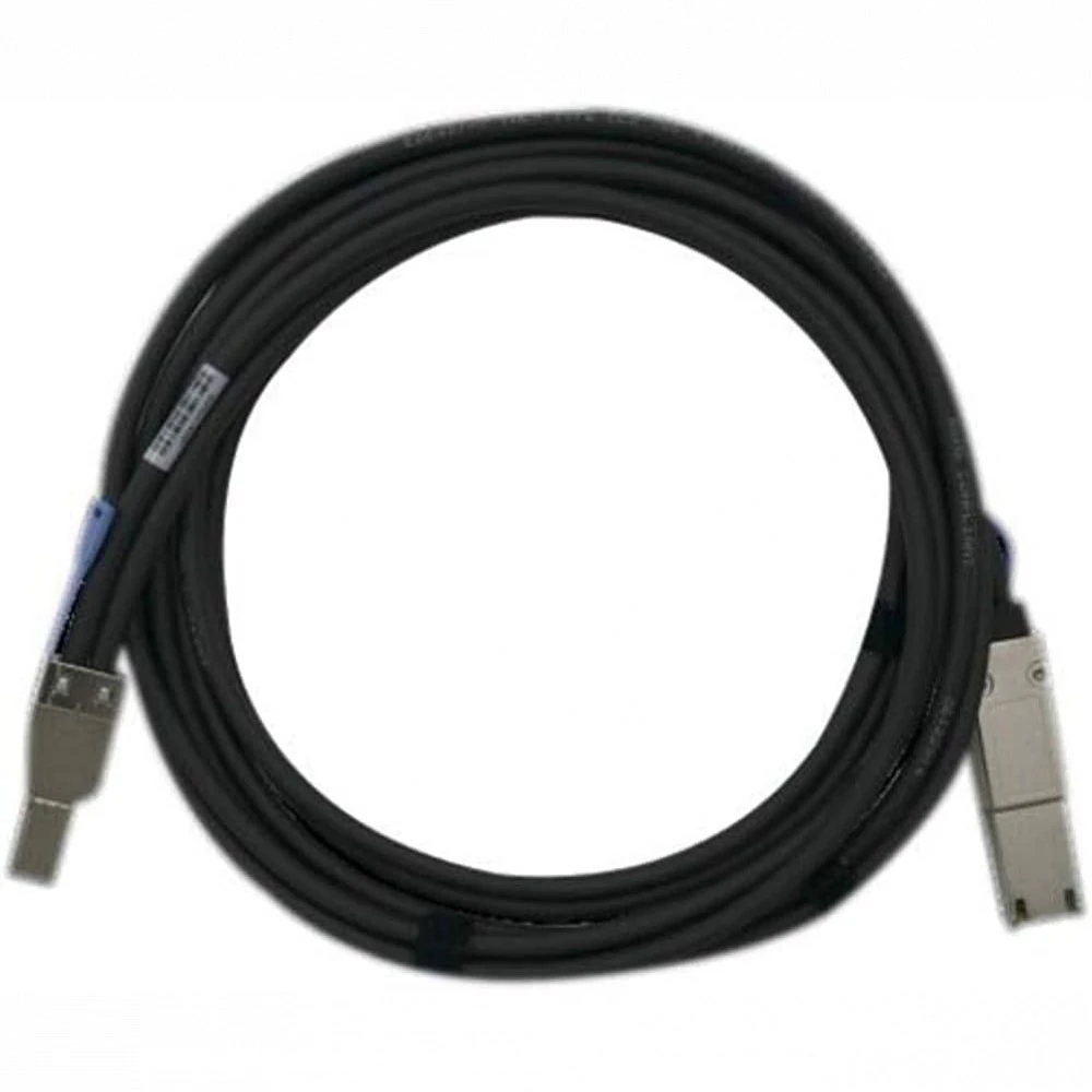 Опция для системы хранения данных СХД Qnap Кабель 2M Mini SAS CAB-SAS20M-8644 Кабель