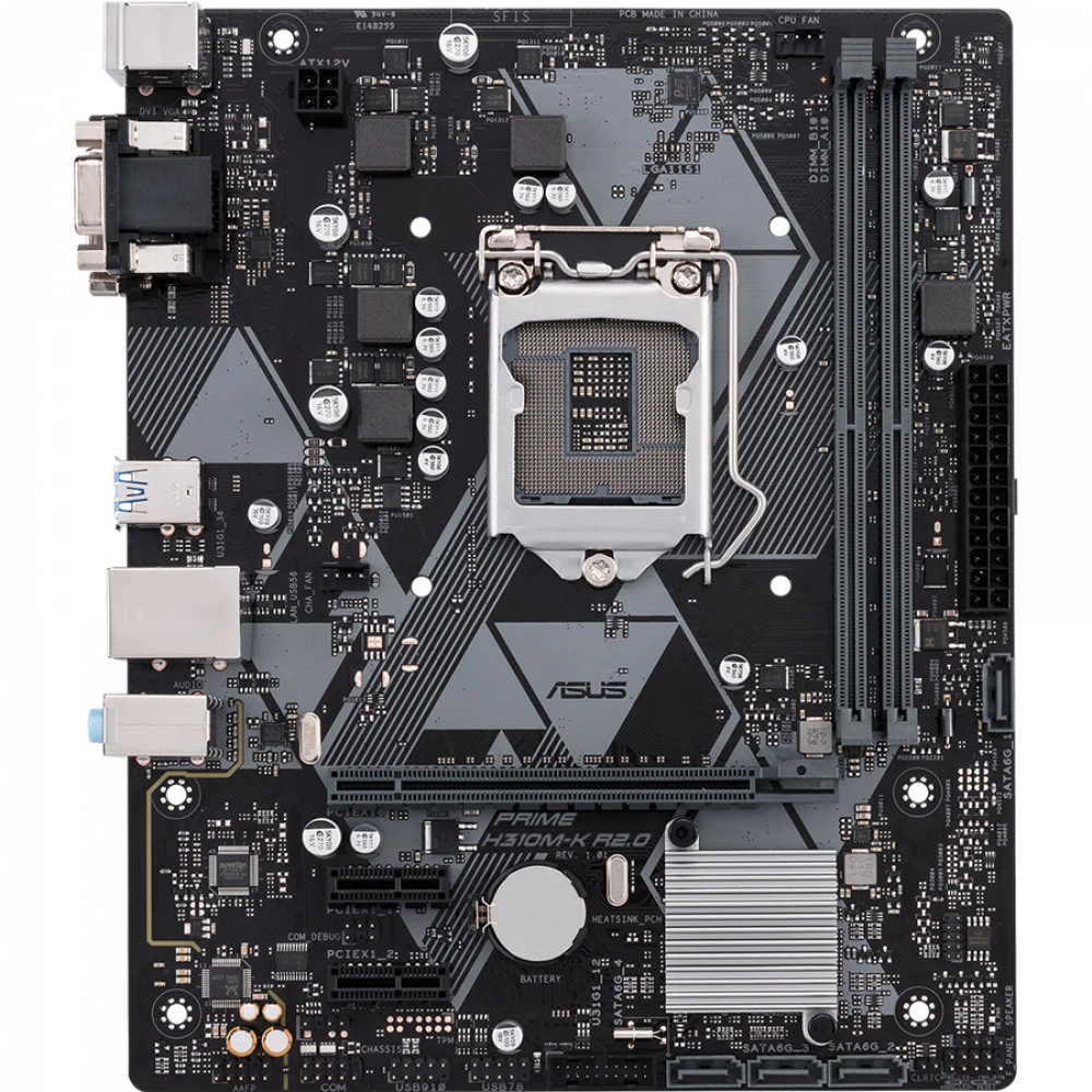 Материнская плата Asus PRIME H310M-K R2.0 Micro-ATX, LGA 1151