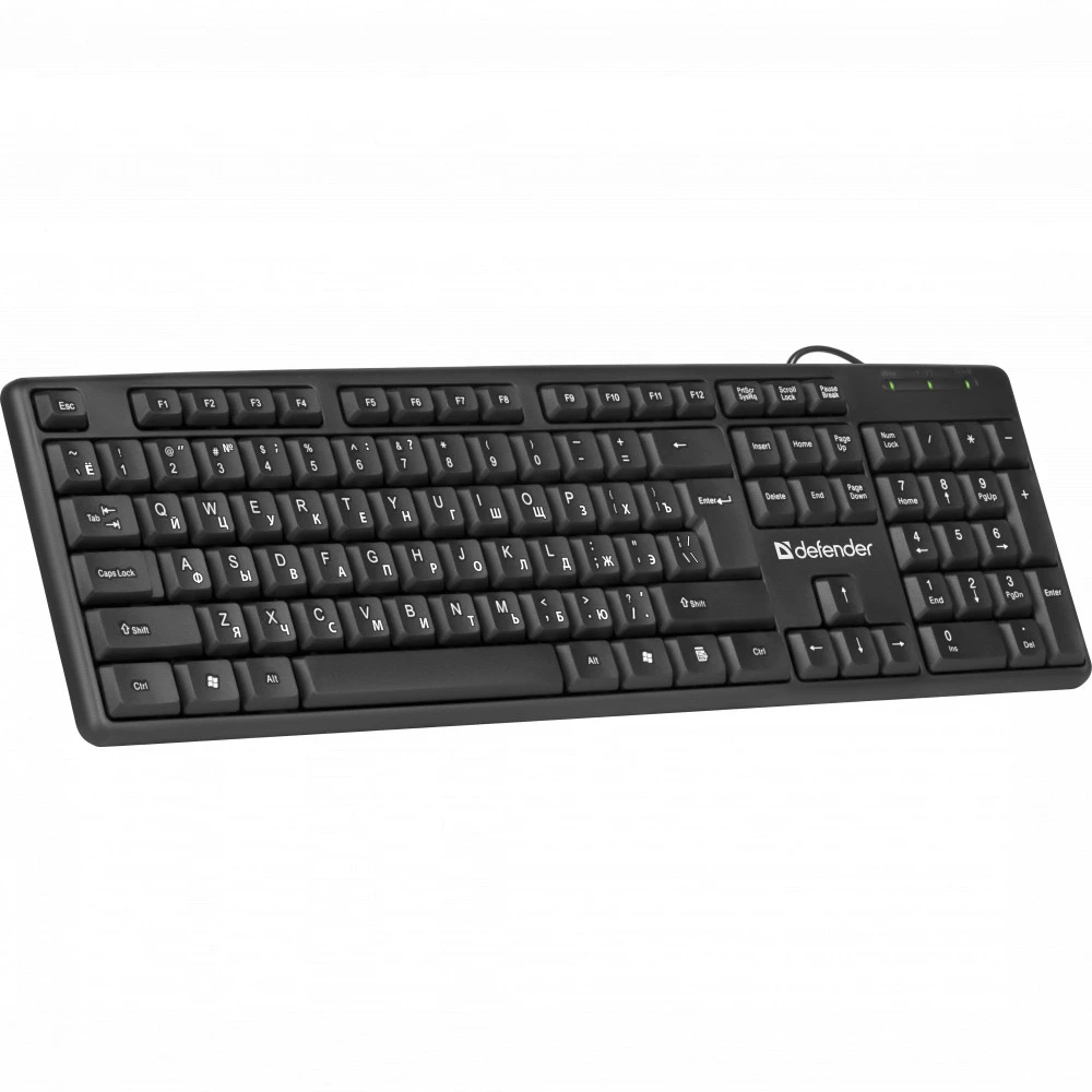 Клавиатура Defender Element HB-520 Проводная, USB