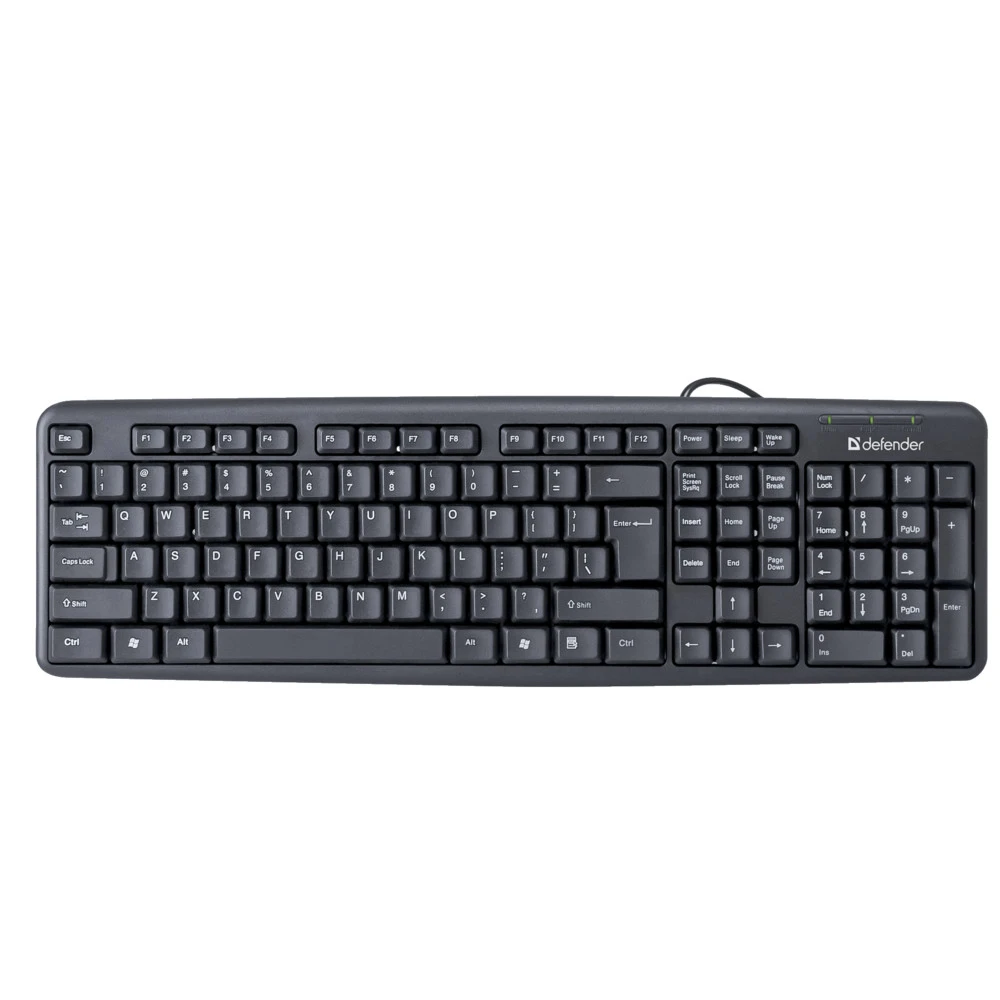 Клавиатура Defender Element HB-520 Проводная, USB