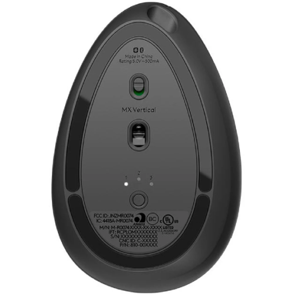 Мышь Logitech MX Vertical Mouse Graphite 910-005448