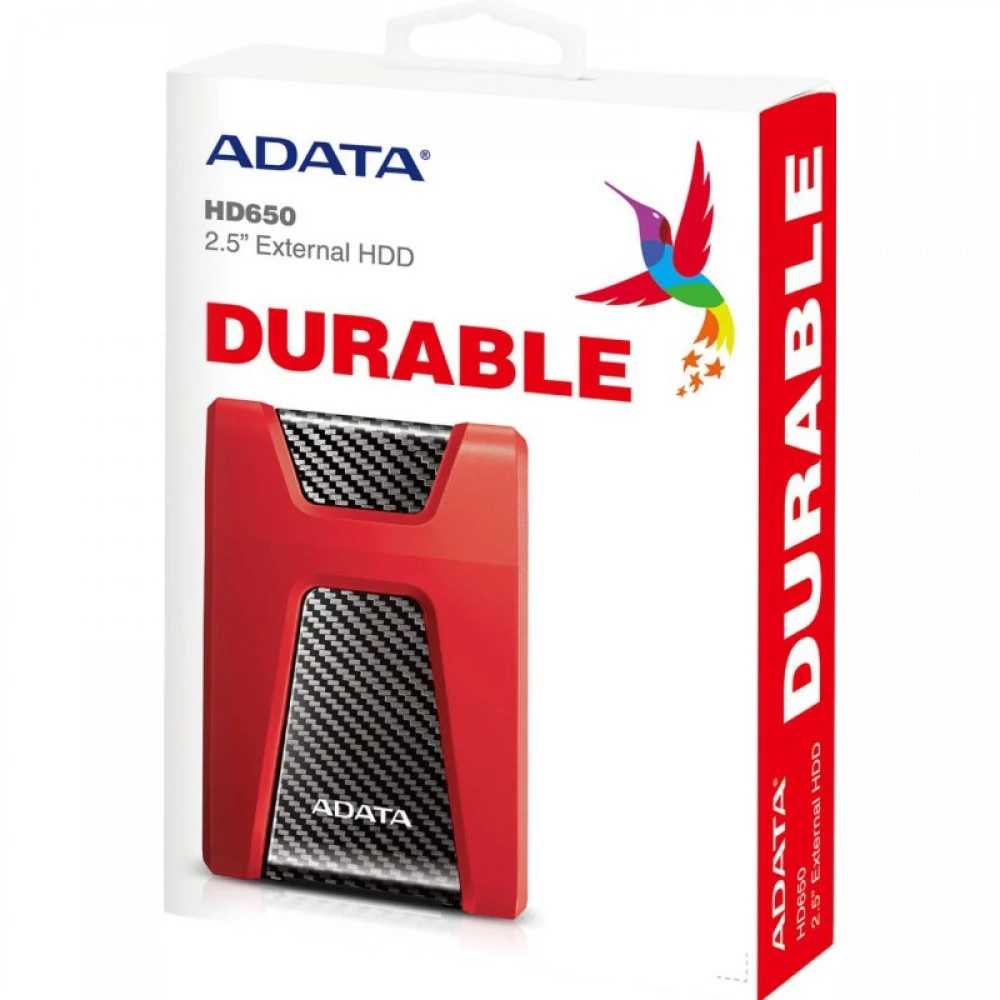 Внешние накопители A-Data HD650 DashDrive Durable 2.5" AHD650-1TU31-CRD 1 ТБ