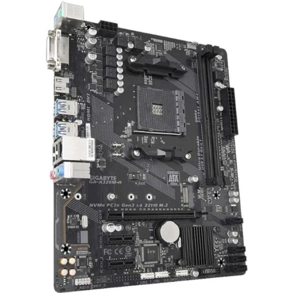 Материнская плата Gigabyte GA-A320M-H Micro-ATX, AMD AM4