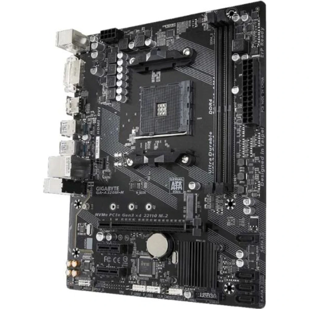 Материнская плата Gigabyte GA-A320M-H Micro-ATX, AMD AM4