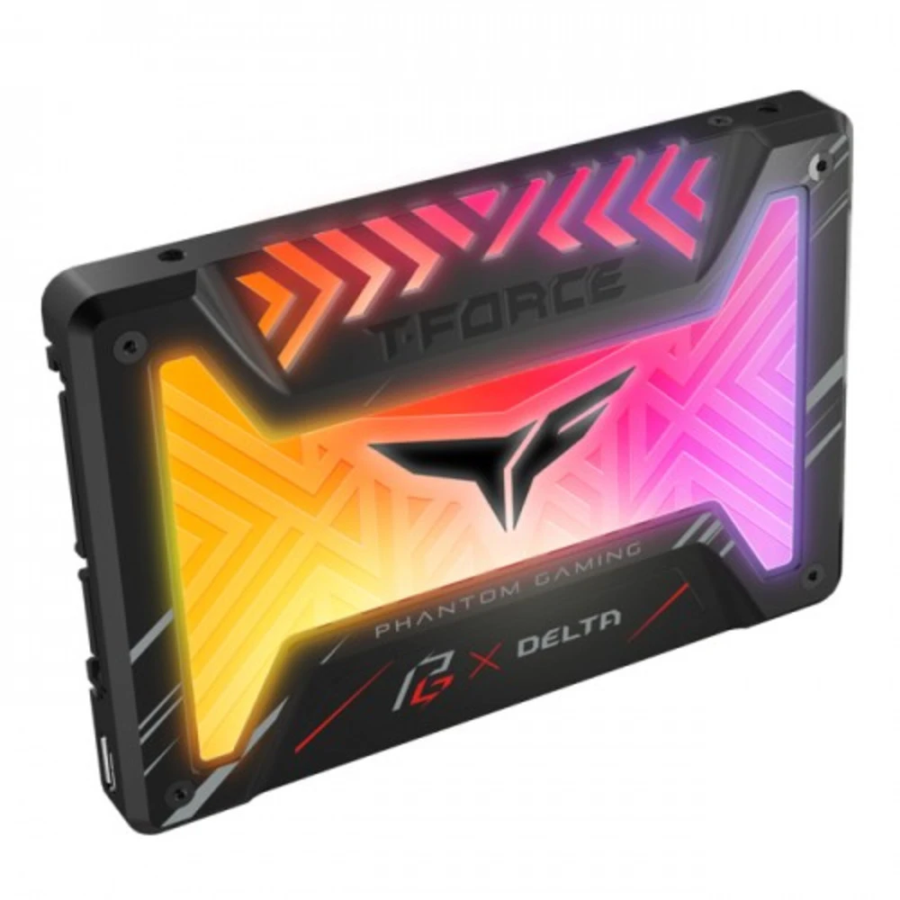Жесткий диск Team Group Delta Phantom Gaming RGB T253PG250G3C313 SSD (твердотельные), 250 ГБ, 2.5 дюйма, SATA