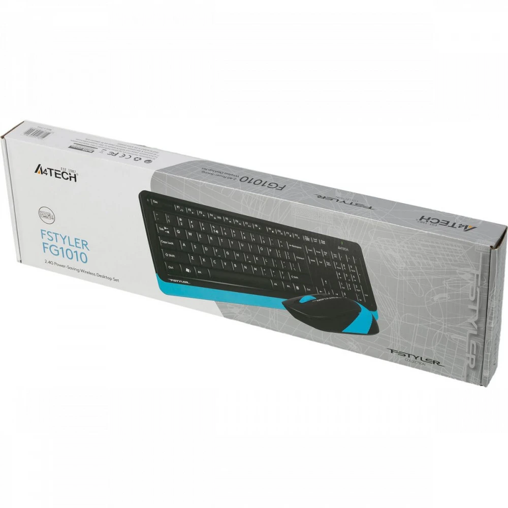 Клавиатура + мышь A4Tech Fstyler FG1010 Blue FG1010 BLUE
