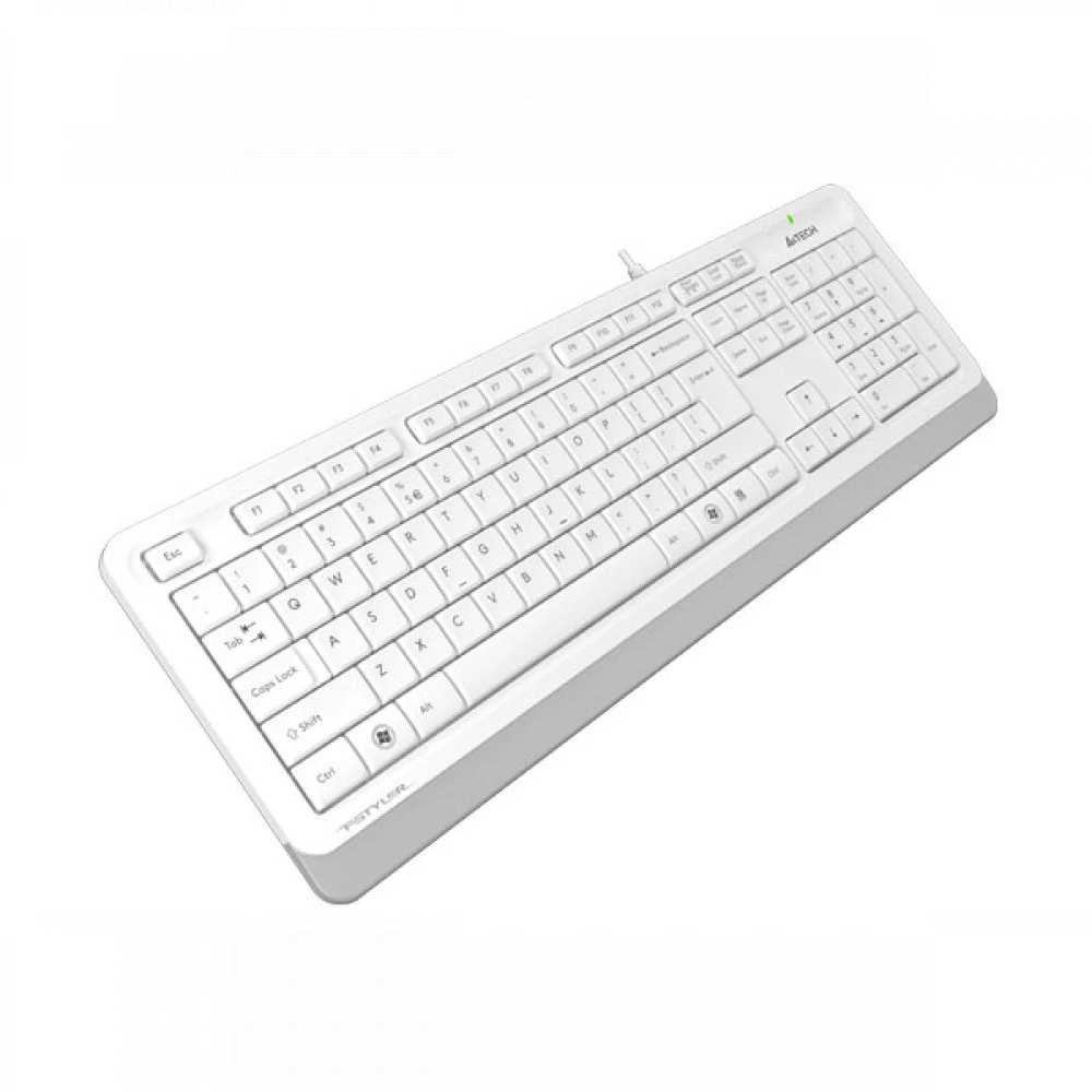 Клавиатура A4Tech Клавиатура Fstyler FK10 FK10 WHITE Проводная, USB