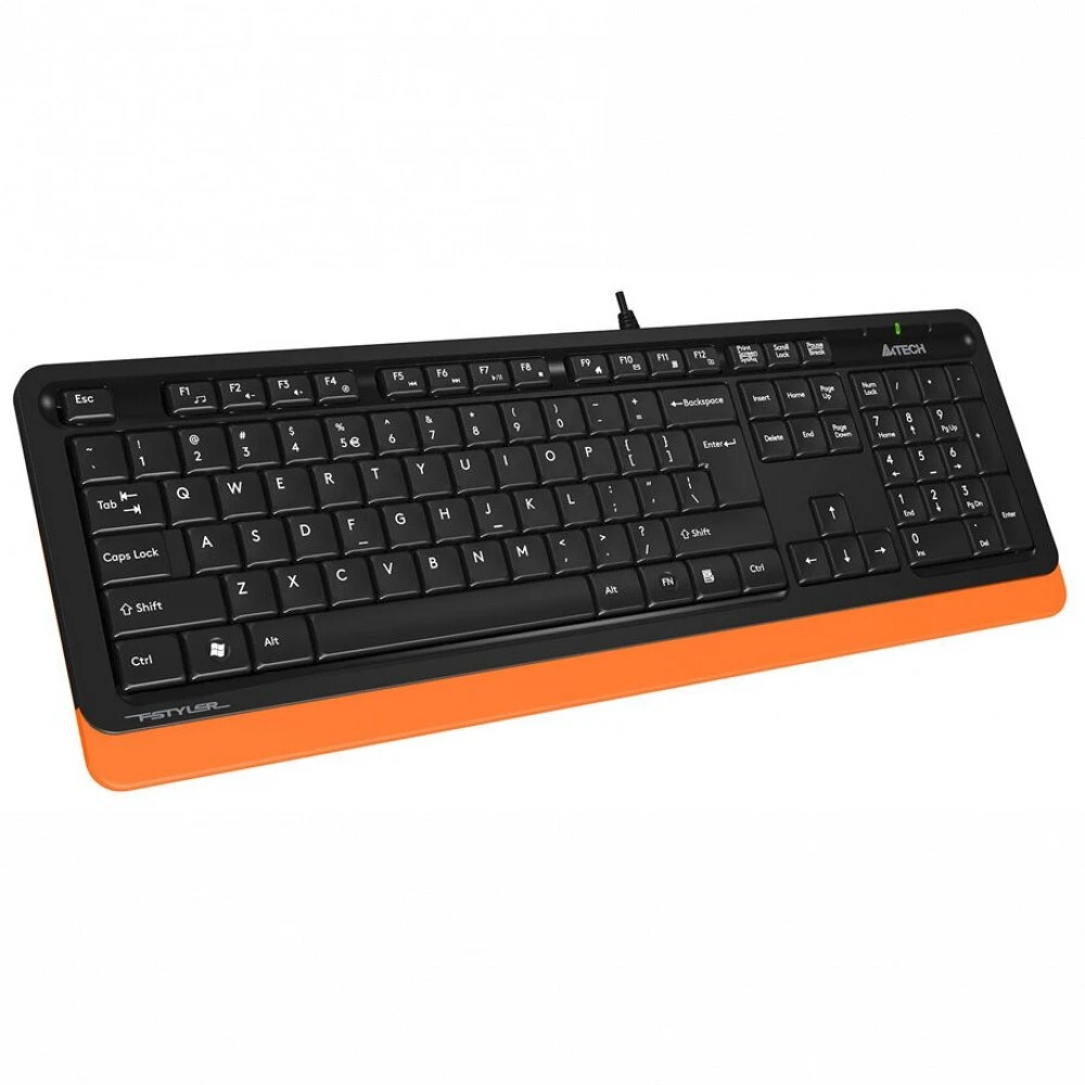 Клавиатура A4Tech Клавиатура Fstyler FK10 FK10 ORANGE Проводная, USB