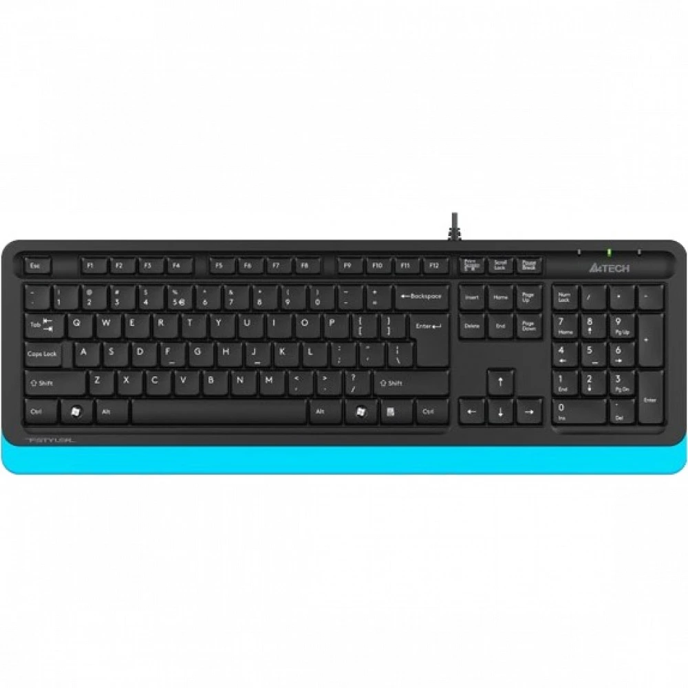 Клавиатура A4Tech Клавиатура Fstyler FK10 FK10 BLUE Проводная, USB