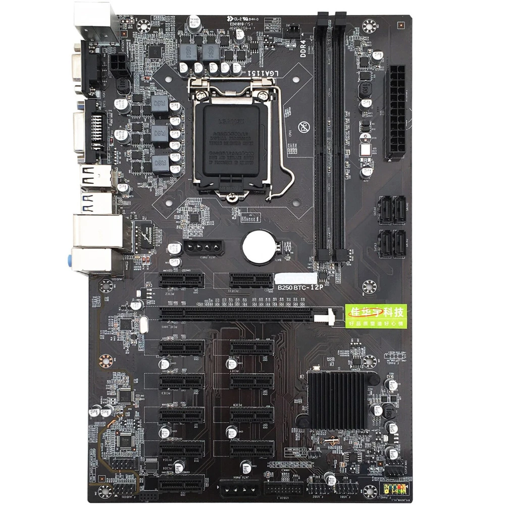 Материнская плата Esonic B250 BTC B250-BTC-Gladiator ATX, LGA 1151