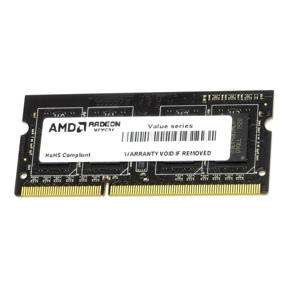 ОЗУ AMD R338G1339S2S R338G1339S2S-U SO-DIMM, DDR3, 8 Гб, 1333 МГц