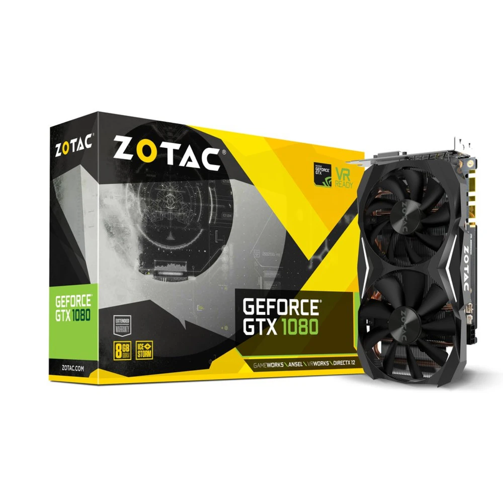 Видеокарта Zotac GeForce GTX 1080 Mini ZT-P10800H-10P 8 ГБ