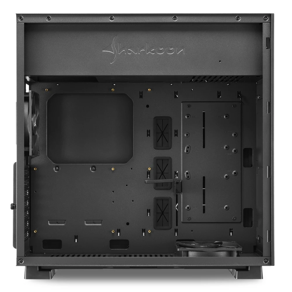 Корпус Sharkoon PURE STEEL BLACK Mid-Tower