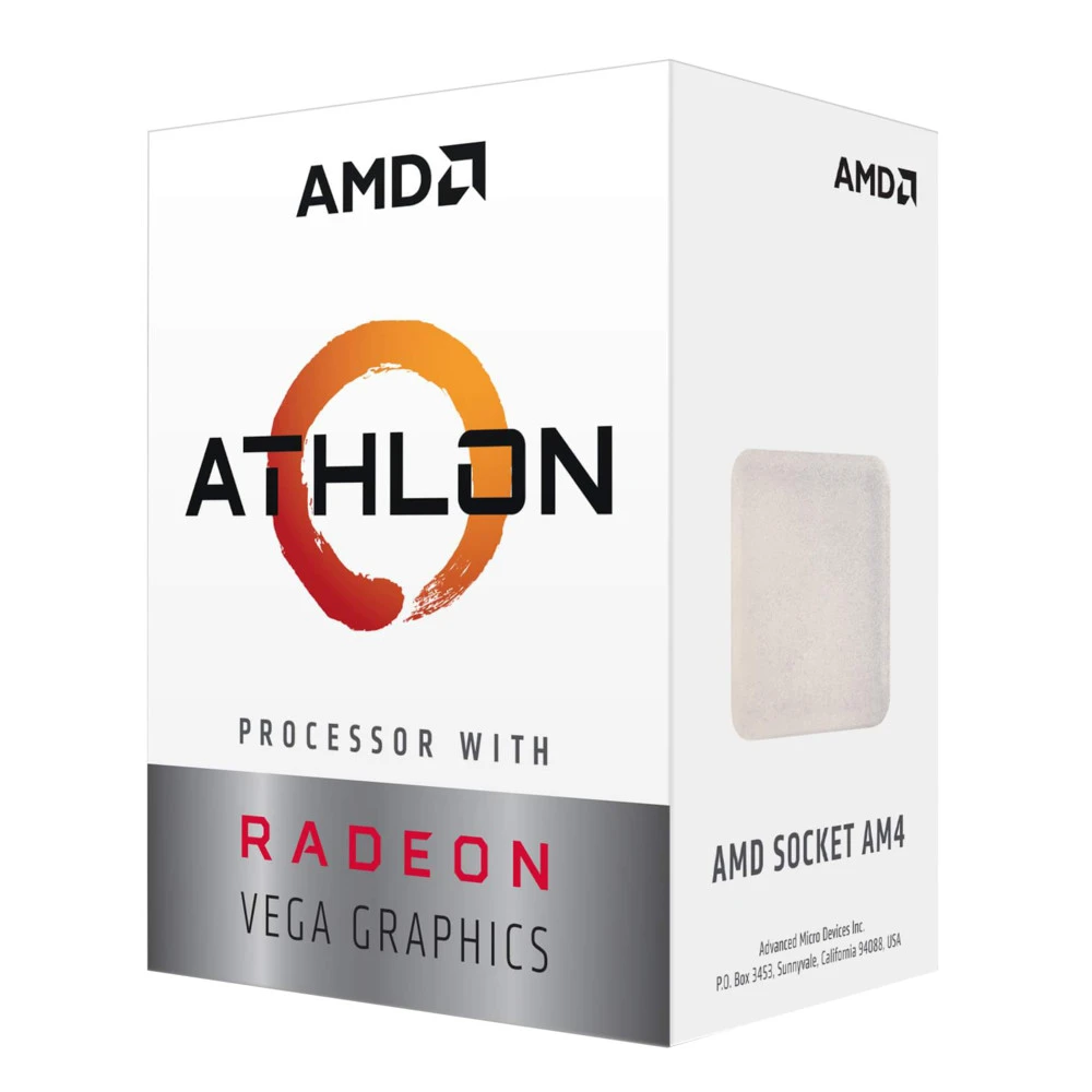 Процессор AMD Athlon 3000G YD3000C6FHBOX 3.5 ГГц, 4 МБ, BOX