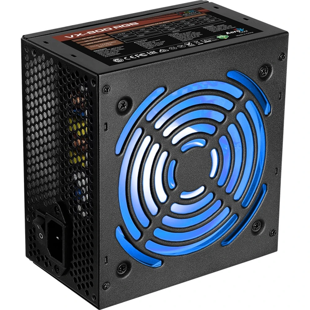 Блок питания Aerocool VX PLUS 800 RGB 800 Вт